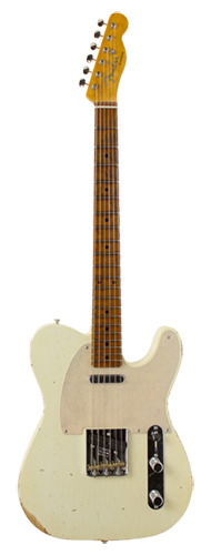 GUITARRA FENDER TELECASTER ROASTED FRETBOARD RELIC C. BUILT 923-9822-805 AGED OLYMPIC WHITE