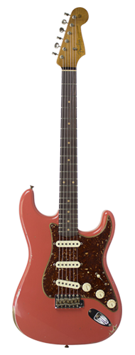 GUITARRA FENDER 60 STRATOCASTER ROASTED RELIC LTD EDITION 923-5000-670 FADED AGED FIESTA RED