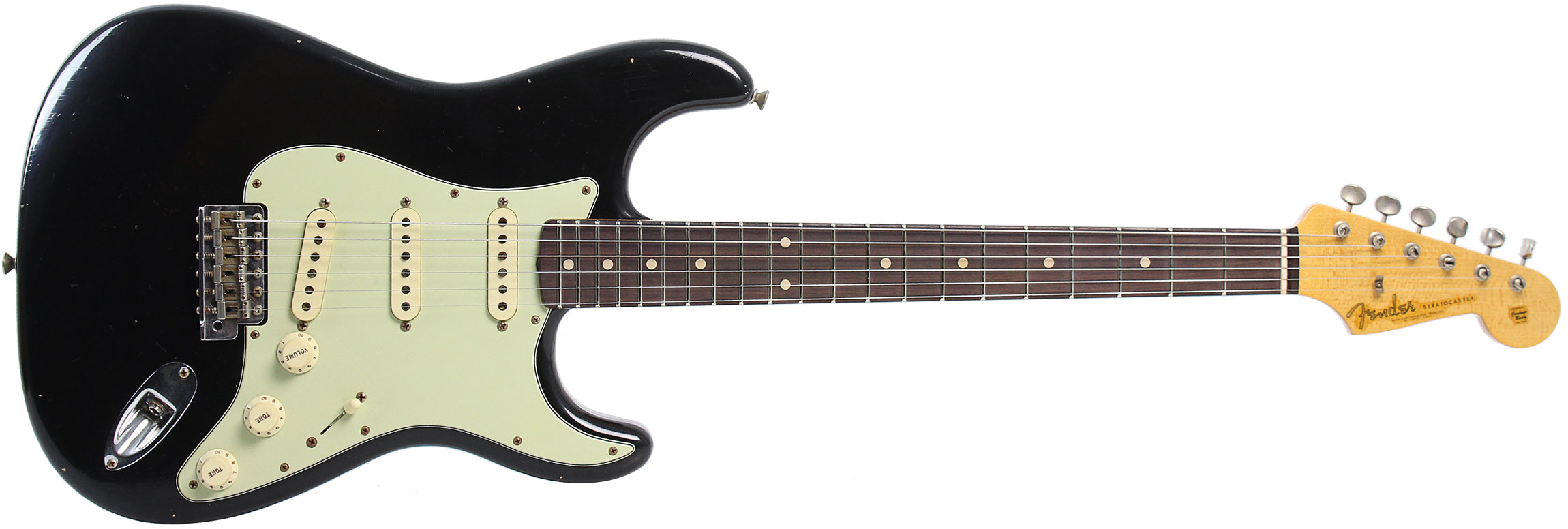 GUITARRA FENDER 61 STRATOCASTER JOURNEY RELIC TIME MACHINE COLLECTION 923-1007-534 AGED BLACK