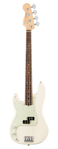 CONTRABAIXO FENDER AM PROFESSIONAL PRECISION BASS LH ROSEWOOD 019-4620-705 OLYMPIC WHITE