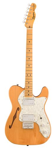 GUITARRA FENDER SQUIER CLASSIC VIBE 70S TELECASTER THINLINE MN - 037-4070-521 - NATURAL