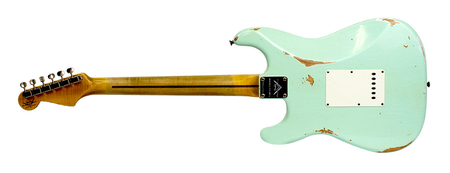 Pride Music Shop Fender GUITARRA FENDER 58 STRATOCASTER RELIC LTD EDITION  923-5000-684 SUPER FADED AGED SURF GREEN