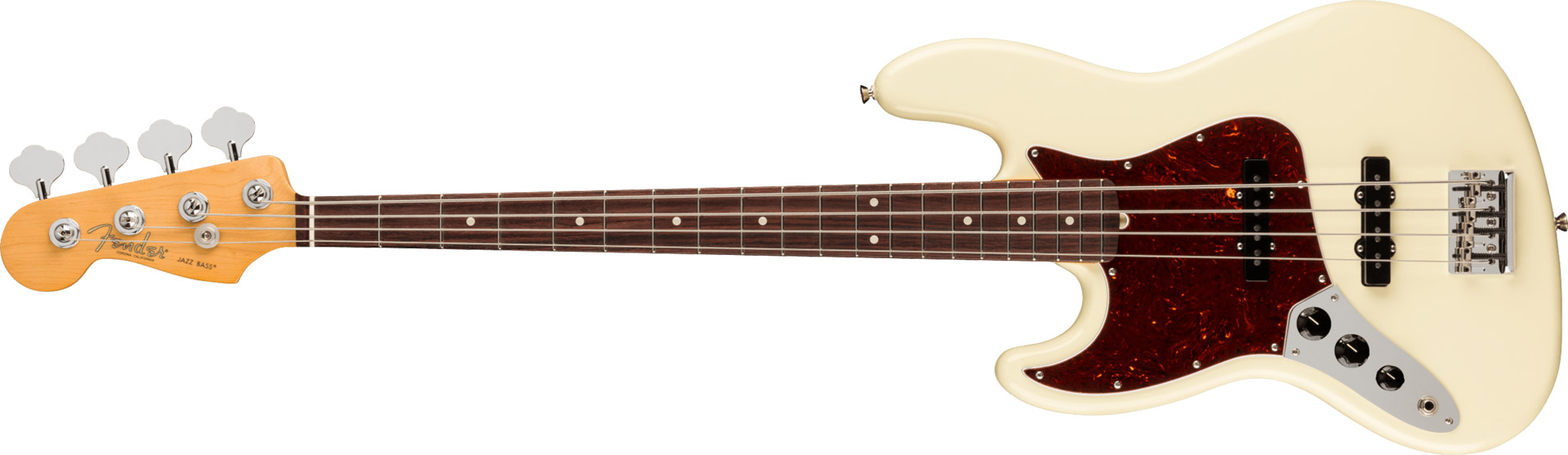 CONTRABAIXO FENDER AM PROFESSIONAL II JAZZ BASS LH ROSEWOOD 019-3980-705 OLYMPIC WHITE
